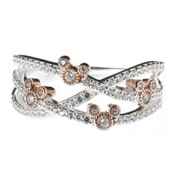 Disney Rebecca Hook Ring - Mickey Mouse Crisscross