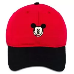 Disney Hat - Baseball Cap - Mickey Mouse Two-Tone - Red & Black