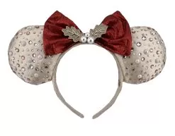 Disney Ears Headband - Minnie Mouse - Holiday BaubleBar