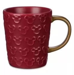 Disney Coffee Mug - Holiday Mickey Mouse - Red