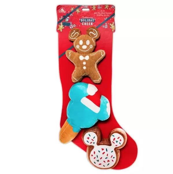 Disney Dog Toy Set - Mickey Mouse Holiday 1 Disney Dog Toy Set - Mickey Mouse Holiday