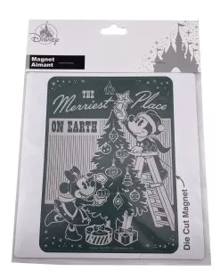 Disney Magnet - Santa Mickey And Minnie Mouse - Large