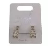 Disney Dangle Earrings - Crystal Mickey Mouse Double Loop