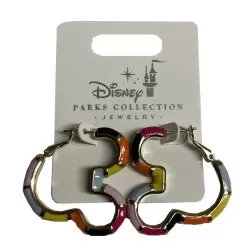 Disney Dangle Earrings - Rainbow Mickey Mouse