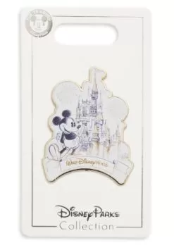 Disney Castle Pin - Mickey Mouse And Cinderella Castle