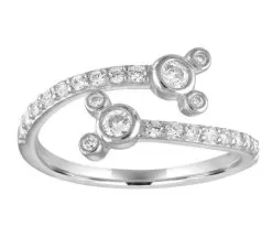 Disney Rebecca Hook Ring - Double Mickey Mouse Icon