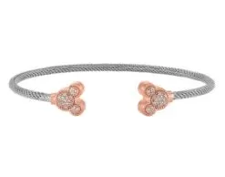 Disney Rebecca Hook Bracelet - Mickey Mouse Icons - Rose Gold