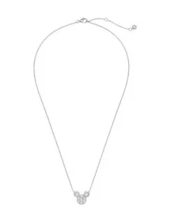 Disney Crislu Necklace For Kids - Mickey Mouse Icon - 2 Color Choices