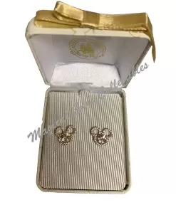 Disney Boxed Earrings - Mickey Mouse Crystals - Dimensional