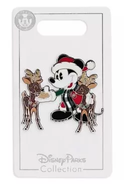 Disney Holiday Pin - Mickey Mouse And Reindeers