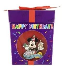 Disney Birthday Pin - Mickey Mouse - Happy Birthday