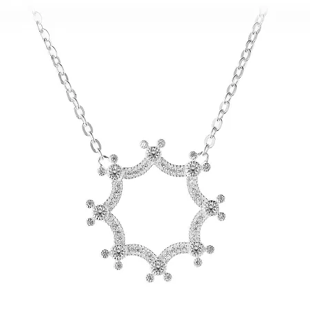 Disney Rebecca Hook Necklace - Geometric Mickey Mouse Icon 1 Disney Rebecca Hook Necklace - Geometric Mickey Mouse Icon