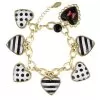 Disney Charm Bracelet - Dots And Dashes - Minnie Mouse Hearts