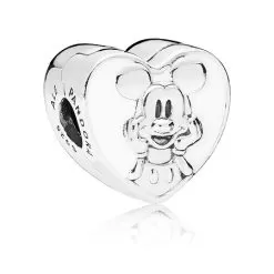 Disney Pandora Charm - Mickey Mouse Vintage Heart