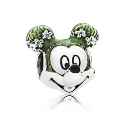 Disney Pandora Charm - Flower And Garden - Mickey Mouse Topiary