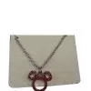 Disney Necklace - Christmas - Mickey Mouse Icon - Jeweled Red