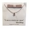 Disney Necklace - Mickey Mouse Icon With Gift Bag - Rose Gold