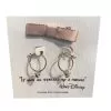 Disney Earrings - Mickey Mouse Small Hoop With Gift Bag - Rose Gold