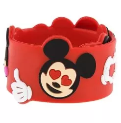 Disney Silicone Bracelet - Emoji Mickey Mouse - Red