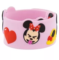 Disney Silicone Bracelet - Emoji Minnie Mouse - Pink