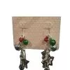 Disney Dangle Earrings - Christmas - Mickey Mouse Icon, Stars And Bell