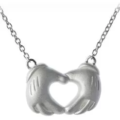 Disney Rebecca Hook Necklace - Mickey Mouse Glove Heart