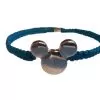 Disney Bracelet - Mickey Mouse Icon - Braided Turquoise