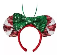 Disney Ear Headband Ornament - Minnie Mouse Peppermint Twist