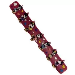 Disney Silicone Slap Bracelet - Minnie Mouse With Hearts - Pink