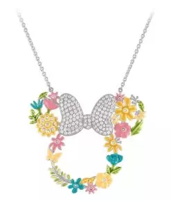 Disney Rebecca Hook Necklace - Minnie Mouse Flower Icon