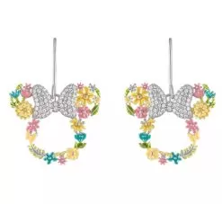 Disney Rebecca Hook Earrings - Minnie Mouse Flower Icon