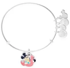 Disney Alex & Ani Bracelet - Mickey Mouse With Pink Flamingo