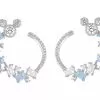Disney Rebecca Hook Earrings - Mickey Mouse Hoop - Blue & Clear