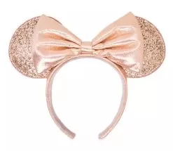 Disney Ears Headband - Minnie Mouse Glitter - Briar Rose Gold