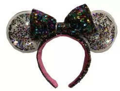 Disney Ears Headband - Minnie Mouse Rainbow Confetti