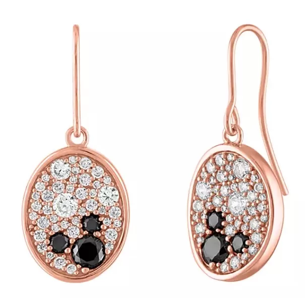 Disney Rebecca Hook Earrings - Mickey Mouse Rose Gold Oval 1 Disney Rebecca Hook Earrings - Mickey Mouse Rose Gold Oval