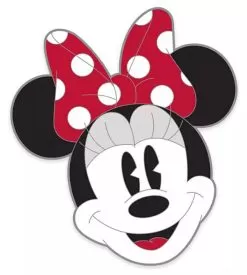 Disney Minnie Pin - Minnie Mouse Face