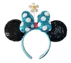 Disney Ears Headband - Minnie Mouse Sequined - Flower