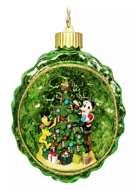 Disney Light Up Ornament - Mickey Mouse And Pluto Pinecone 1 Disney Light Up Ornament - Mickey Mouse And Pluto Pinecone