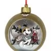 Disney Glass Ball Ornament - Mickey Mouse Light-Up - Silver & Gold