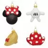 Disney Ornament Set - Minnie Mouse Icon Body Parts - Set Of 4