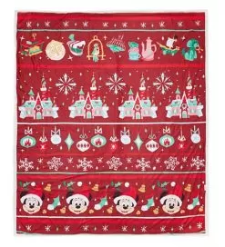 Disney Throw Blanket - Mickey Mouse Holiday - Disney Parks