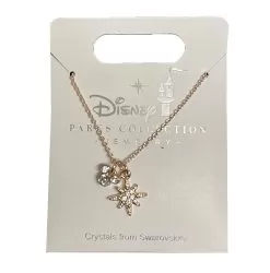 Disney Necklace - Mickey Mouse Icon And Star - Rose Gold