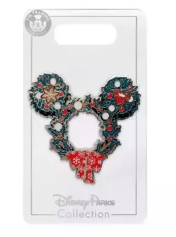 Disney Holiday Pin - 2021 Mickey Mouse Icon Wreath
