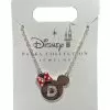 Disney Necklace - Minnie Mouse Icon - Initial