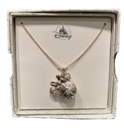 Disney Necklace - Minnie Mouse Crystal Icon - Rose Gold