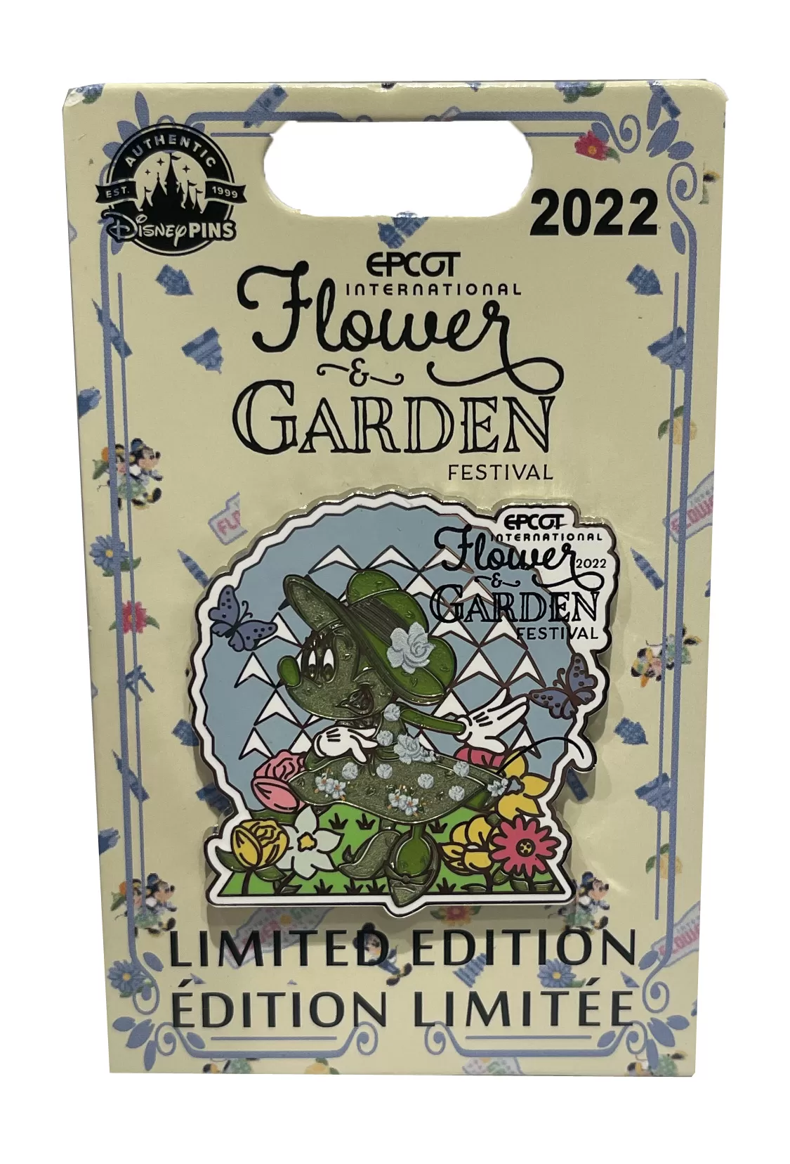 Disney Flower & Garden Festival Pin - 2022 Minnie Mouse - Limited 1 Disney Flower & Garden Festival Pin - 2022 Minnie Mouse - Limited
