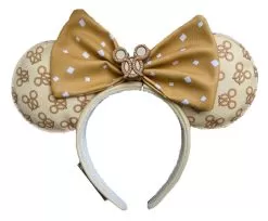 Disney Loungefly Ears Headband - Minnie Mouse Pretzel - Scented