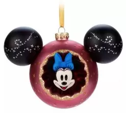 Disney Mickey Ears Icon Ornament - Minnie Mouse Sunburst