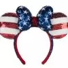 Disney Ears Headband - Minnie Mouse Americana Sequined
